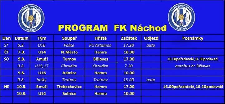 PROGRAM FK NÁCHOD