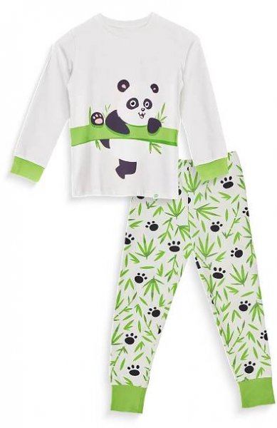 Veselé dětské pyžamo Dedoles Panda a bambus (D-K-SW-KP-C-C-1443)