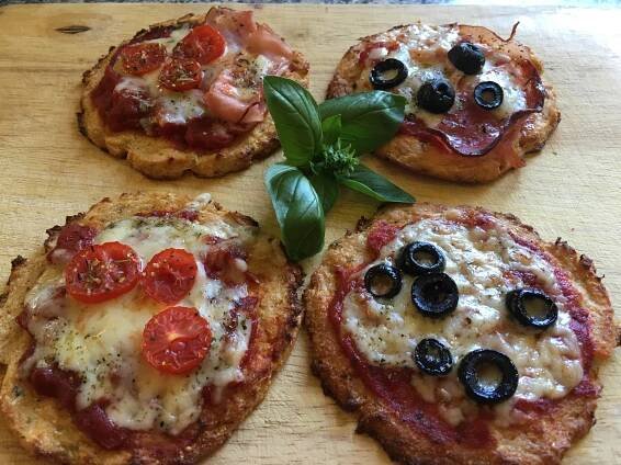 Recept na květákovou pizzu bez lepku - Jídelníček pro zdraví