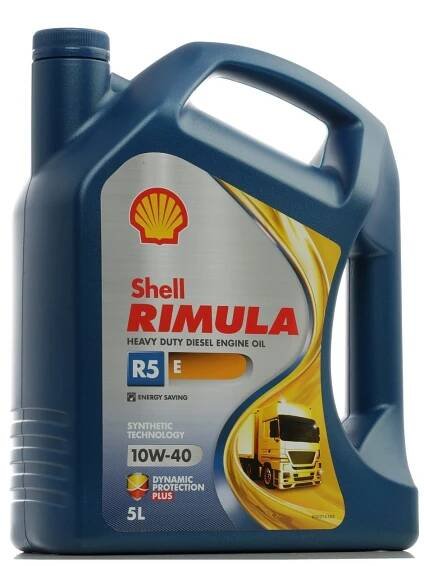 Motorový olej SHELL Rimula R5 E 10W40 5l CUMMINS CES 20078 Mack EO-M Plus, 550054713