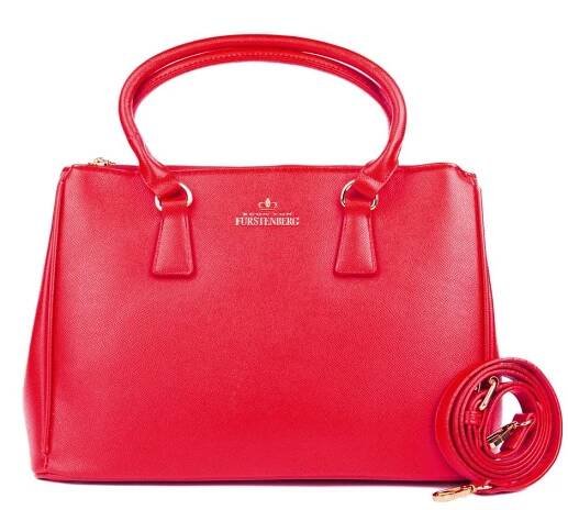 Egon Von Furstenberg Red Handbags for women - EVF0622-MICHELLE