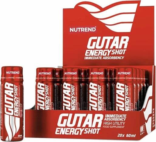 NUTREND Gutar Energy Shot 20 x 60 ml Anabolizér a předtréninkový stimulant - Muziker