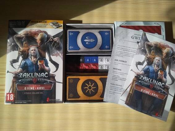 Witcher gwent/gwint karty v češtině (Nepoužité, nevybalené karty)