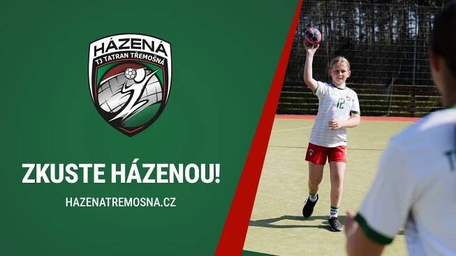 Nábor dětí - Házenkářský klub TJ Tatran Třemošná