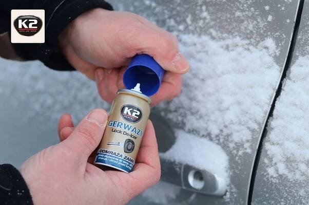 Rozmrazovač zámků ve spreji K2 LOCK DE-ICER, 50 ml