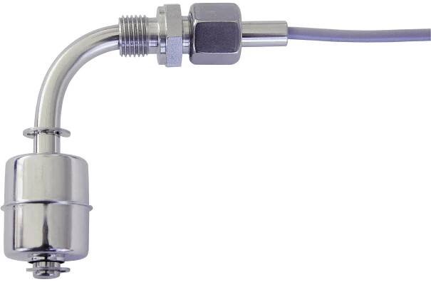 REED Electronics R1/4"/verst.-EO/S-L75/WI35-E27Z-1mPVC 17820 hladinový spínač, 1 spínací kontakt, 1 rozpínací kontakt, 0