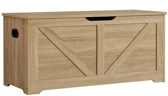 VASAGLE úložný box truhla 100 x 40 x 46 dub sonoma od 2 550 Kč - Heureka.cz