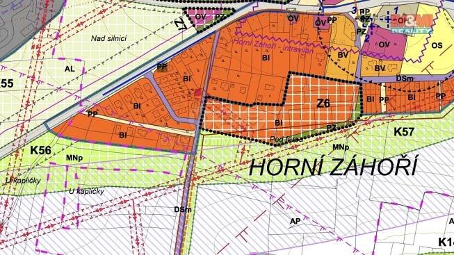 Prodej stavebního pozemku o velikosti 856 m² v Záhoří - REALCITY.cz 