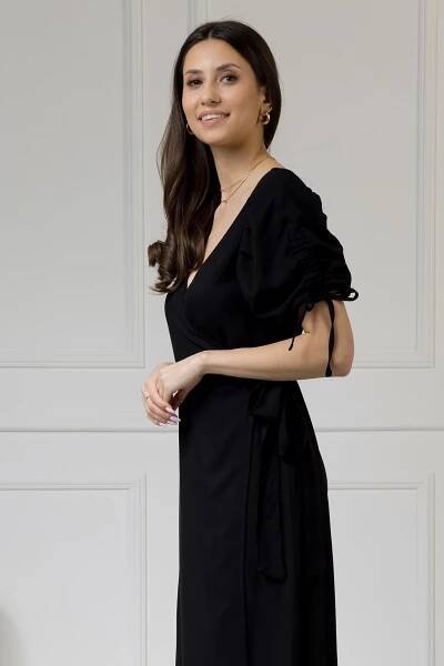 WUALAA Women - Dámské šaty midi KELLY Classic Black