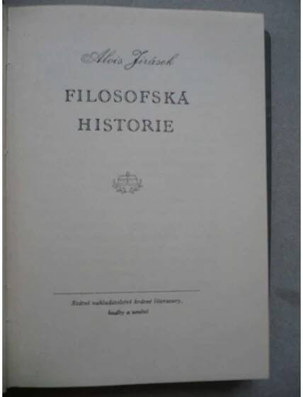Filosofská historie - Antikvariát Valentinská