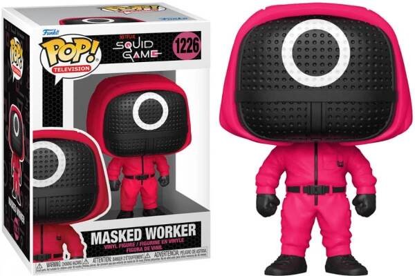 Merch Funko Pop! 1226 Squid Game Red Soldier Mask Worker