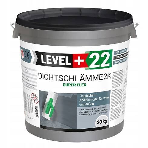 Hydroizolace na terasu Sliz 2K Fólie 20kg