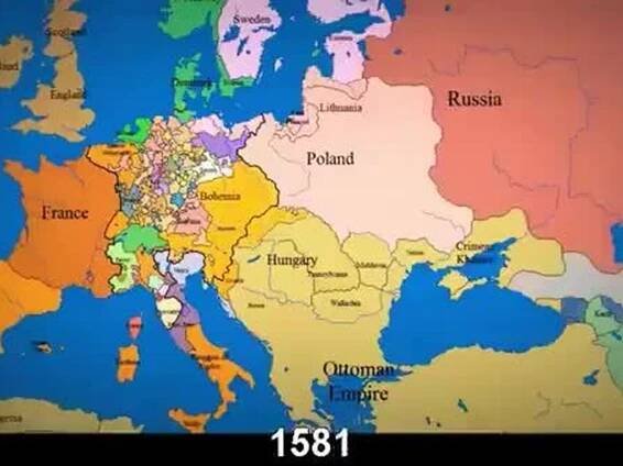 VIDEO DNE: Jak se proměnily hranice evropských států za posledních tisíc let
