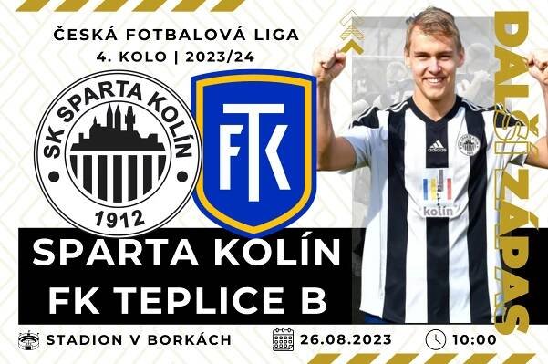 V sobotu s Teplicemi. Netradičně už od 10 - SK Sparta Kolín, z.s.