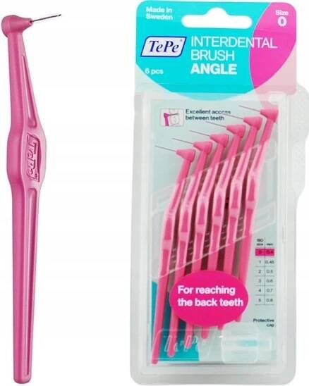 TePe Angle mezizubní kartáčky 0,4 mm 6 ks blistr