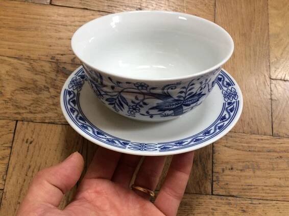 Český porcelán - porcelánová miska Henriette - Dubí - cibulák - Starožitnosti a umění