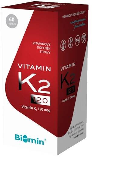 BIOMIN Vitamín K2 120 μg 60 tobolek