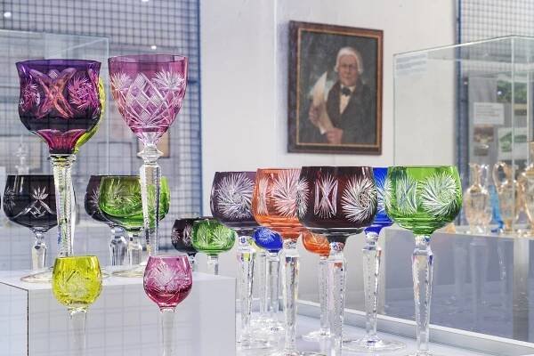 Muzeum skla sklárna annín sklenice