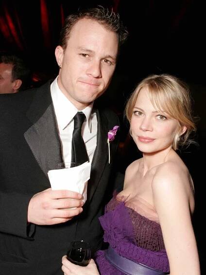 Heath Ledger and Michelle Williams