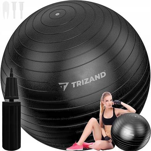 Trizand 19182 gymnastický míč 65 cm černý