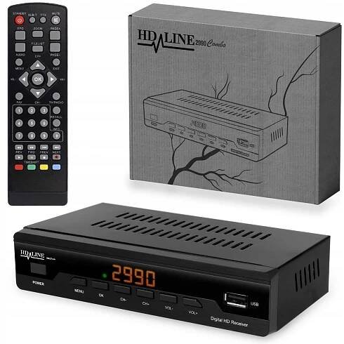 Tuner DVB-C, DVB-T, DVB-T2 Echosat 2990 COMBO + HDMI