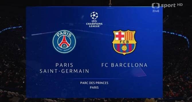 Sestřih utkání Paris St. Germain – FC Barcelona – ČT sport – Česká televize