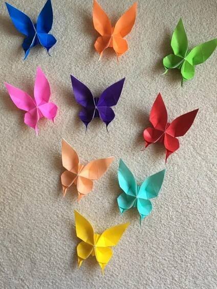 Origami Butterfly: Schéma a tipy, jak vyrobit motýla pro děti
