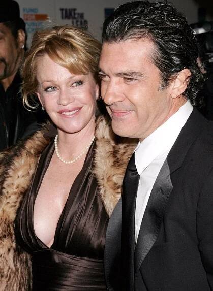 Antonio Banderas s bývalou manželkou Melanii Griffith