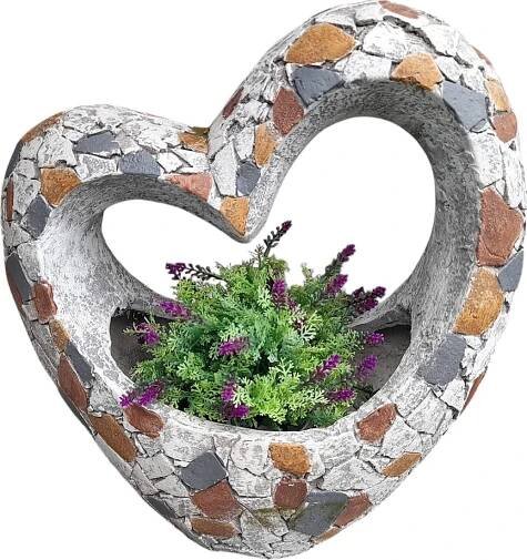 Prodex Obal na květiny srdce 41 x 39 cm
