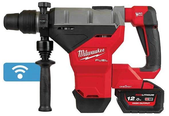 Aku kombinované kladivo Milwaukee M18 FHM-121C, ONE-KEY, SDS-MAX, 1x aku M18 HB12 + nabíječka M12-18 FC + kufr, 4933464894