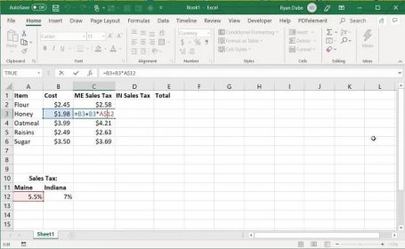 Jak používat absolutní odkaz na buňku v aplikaci Excel 3