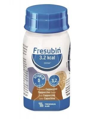 FRESUBIN 3,2 KCAL DRINK PŘÍCHUŤ KAPUČÍNOVÁ perorální roztok 4X125ML - skladem