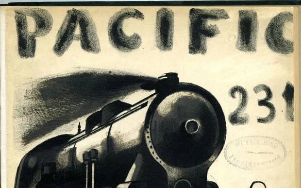 Illustrative cover for the BSO score to Arthur Honegger’s Pacific 231