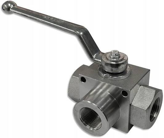 RUČNÍ HYDRAULICKÝ KULOVÝ VENTIL 3CESTNÝ 3/4 100 L