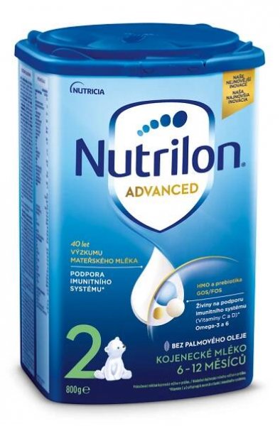 NUTRILON 2 Pokračovací kojenecké mléko 800 g, 6+ | mujandilek.cz