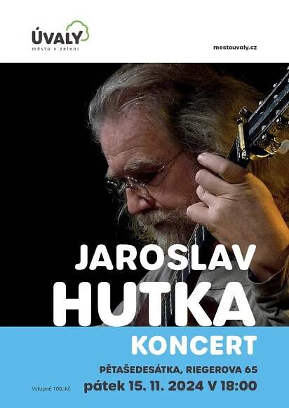 Koncert Jaroslav Hutka - Město Úvaly