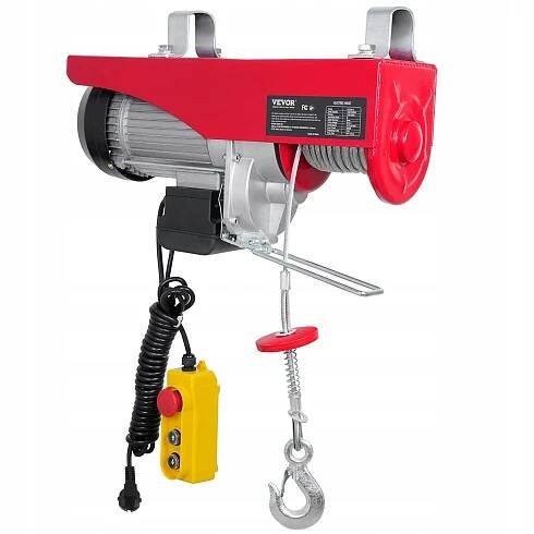 Elektrický kladkostroj 2200 lbs 1600W 220V 40ft 14ft kabelový dálkový ocelový naviják za 3106.00CZK - Allegro