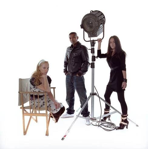 British Actors Natalie Press, Noel Clarke and Jaime Winstone.