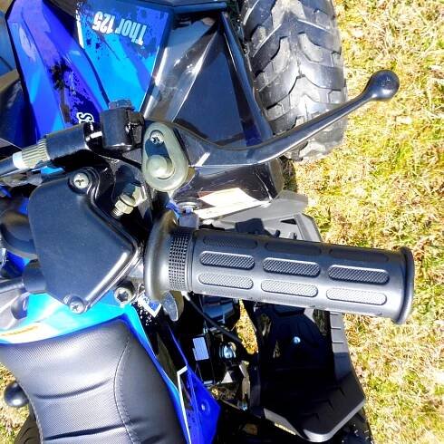 Dětská benzínová čtyřkolka Leramotors THOR 125ccm AUTOMAT - modrá - 16. pohled