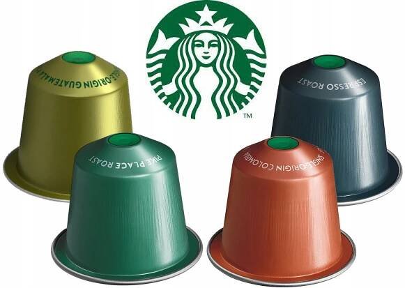 Nespresso kapsle Starbucks Sada 4x10 mixů Stav balení originální