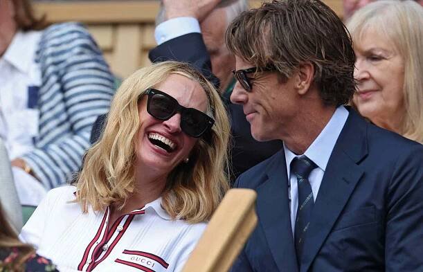Julia Roberts husband daniel moder wimbledon 07 14 24