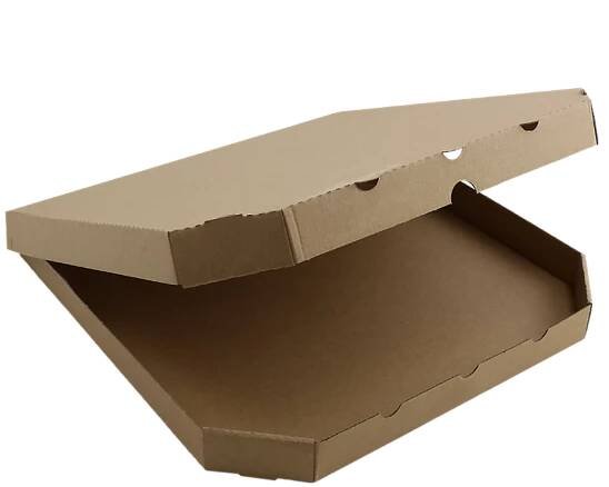 Krabice na pizzu 33x33x3 cm hnědá ideal pack® | ECOFOL - obaly, hygiena… 