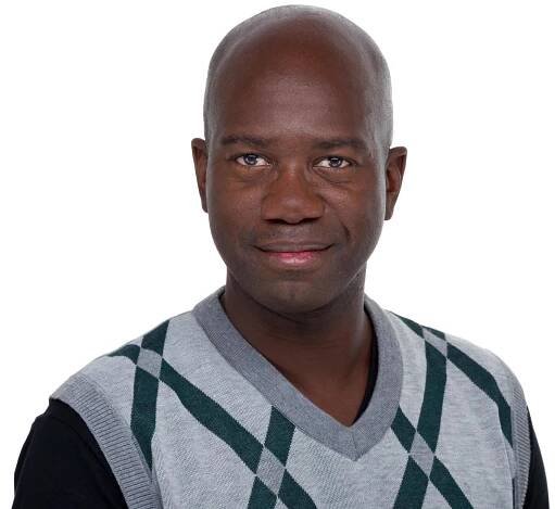 professional headshot photograph with white background by brandon jackson 