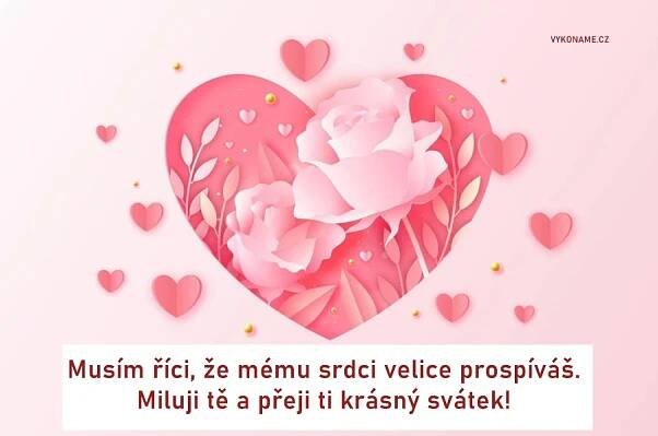 Zamilovaná přání k svátku. Přání pro všechny zamilované