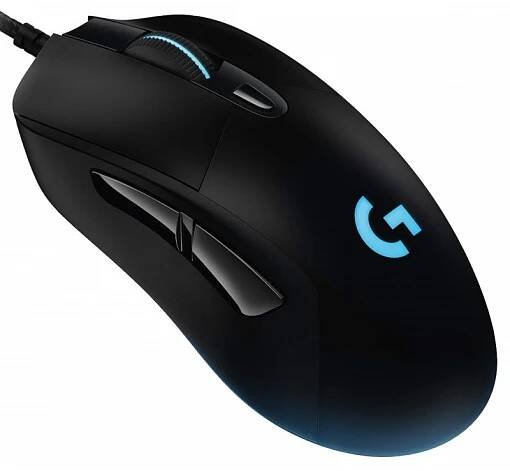 Logitech G403 Hero, herní myš, 16000dpi, RGB, USB, černá