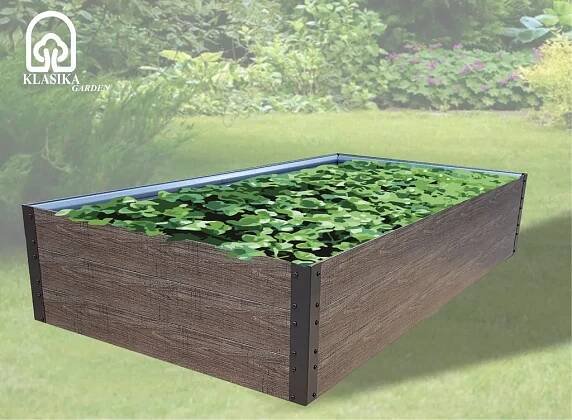 Zahradní vyvýšený záhon WPC KLASIKA WOODLOOK Obrázek produktu 
