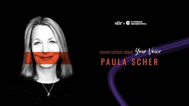 STIR in conversation with Paula Scher | Conversations About Your Voice | STIR X Kyoorius Designyatra 2020 | STIRworld