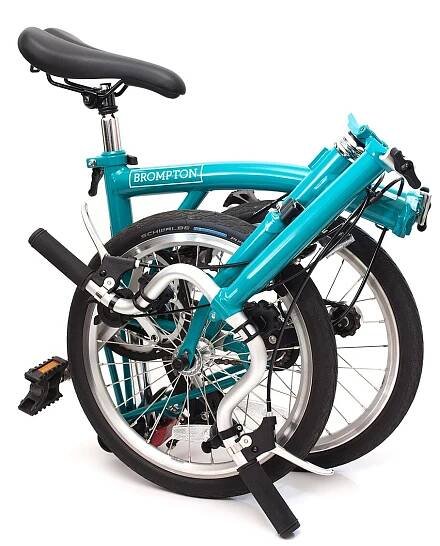 A folded Brompton B75