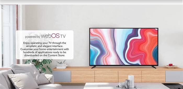 70” 4K Ultra HD webOS Smart TV – Bauhn
