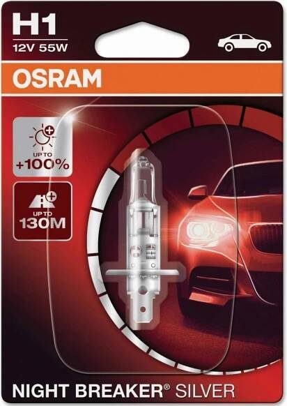 Osram Night Breaker Silver H1 P14,5s 12V 55W